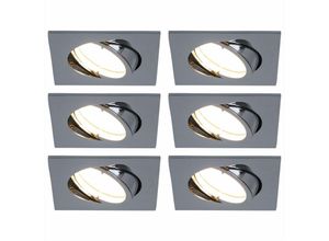 4059157089587 - 6x led Einbau Decken Strahler Schlaf Gäste Zimmer Spot Lampen beweglich dimmer Karton beschädigt