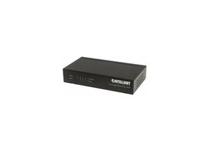 0766623561228 - Network Solutions 5-Port PoE+ Gigabit Switch mit PoE Passthrough 60W 4xPSE (561228) - Intellinet