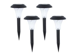 4041908066961 - - 4x Außen Garten led Solar Steck Stand Lampe Beleuchtung Deko Weg Hof Veranda Leuchte