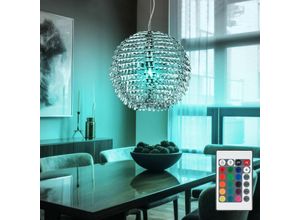 4059157053786 - Etc-shop - Hängeleuchte Kugeln Kugelleuchte chrom Designleuchte hängend Metall Fernbedienung dimmbar 1x rgb led 85W 806Lm warmweiß DxH 30x150 cm 4059157053786 - Etc-shop - Hängeleuchte Kugeln Kugelleuchte chrom Designleuchte hängend Metall Fernbedienung dimmbar 1x rgb led 85W 806Lm warmweiß DxH 30x150 cm