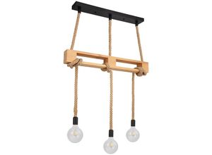 4059157132153 - Etc-shop - Holz Decken Pendel Leuchte dimmbar Hanfseil Hänge Lampe Fernbedienung braun im Set inkl rgb led Leuchtmittel 4059157132153 - Etc-shop - Holz Decken Pendel Leuchte dimmbar Hanfseil Hänge Lampe Fernbedienung braun im Set inkl rgb led Leuchtmittel