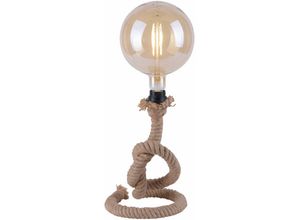 4059157148024 - Etc-shop - Schreib Nacht Tisch Leuchte retro Seil Wohn Ess Zimmer Beistell Beleuchtung Vintage Design Lese Lampe