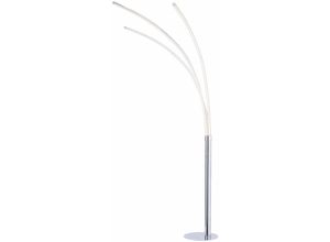 4059157177918 - Stehleuchte led Standleuchte chrom Wohnzimmerleuchte Designleuchte 186W 2200lm 3000K LxBxH 80 x 58 x 215 cm