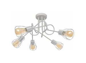 5902349219868 - Helam Lighting - Helam oxford Halbbündige Deckenleuchte mit mehreren Armen Weiß 64cm