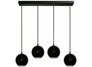 5902349225708 - Helam Lighting - Helam midway Straight Bar Pendelleuchte Schwarz 60cm