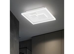 4059157318533 - Led Deckenleuchte dimmbar über Schalter Deckenlampe Wohnzimmer Metall Kunststoff weiß 27W 2150lm warmweiß l 405 cm led Deckenleuchte dimmbar über