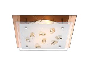 4059157213654 - Etc-shop - Design Decken Leuchte Kristall Beleuchtung gemusterte Glas Lampe