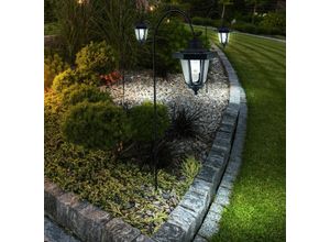 4059157031722 - Etc-shop - Design 3er Set led Solar Steck Laternen Hof Terrassen Leuchten IP44 Außen Lampen 4059157031722 - Etc-shop - Design 3er Set led Solar Steck Laternen Hof Terrassen Leuchten IP44 Außen Lampen