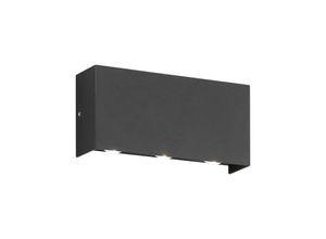 4003694303767 - Fischer & Honsel Nairobi 30376 Außenwandleuchte LED Lichtquelle nicht austauschbar 9 W LED Schwarz