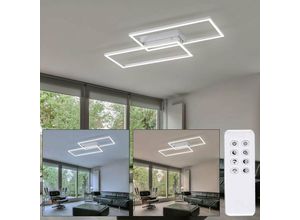 4059157334649 - Etc-shop - Deckenleuchte Deckenlampe Designleuchte Schlafzimmer Fernbedienung dimmbar Nachtlicht cct Steuerung Metall matt weiß 1x led 27 Watt 4059157334649 - Etc-shop - Deckenleuchte Deckenlampe Designleuchte Schlafzimmer Fernbedienung dimmbar Nachtlicht cct Steuerung Metall matt weiß 1x led 27 Watt