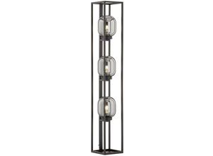 4003694404037 - Fischer&honsel - Stehleuchte Standlampe Wohnzimmerlampe Metall Schwarz h 130 cm Fußschalter