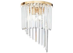 8055303780144 - Iperbriko - Goldene Carlton-Wandleuchte L300xH450xP150mm 8055303780144 - Iperbriko - Goldene Carlton-Wandleuchte L300xH450xP150mm
