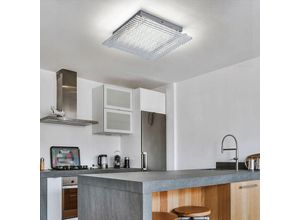 9007371511563 - - Deckenleuchte Glas Deckenlampe Flurleuchte Wohnzimmerleuchte Decke Glasstäbe klar 1x led 18W 1360Lm neutralweiß LxBxH 32x32x8 cm 9007371511563 - - Deckenleuchte Glas Deckenlampe Flurleuchte Wohnzimmerleuchte Decke Glasstäbe klar 1x led 18W 1360Lm neutralweiß LxBxH 32x32x8 cm
