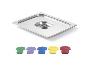 8711369220726 - - Deckel für GN-Behälter mit farbigen Clips Haccp GN2 4 530x162mm Edelstahl 805275