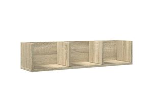 8721012493353 - Vidaxl - Wandschrank Sonoma-Eiche 75x18x165 cm Holzwerkstoff Braun