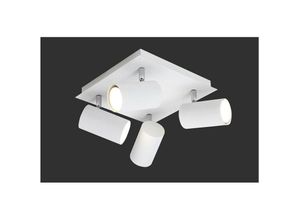 8055303625926 - Iperbriko - Quadratische Deckenleuchte 4 verstellbare Strahler Marley White Trio Lighting