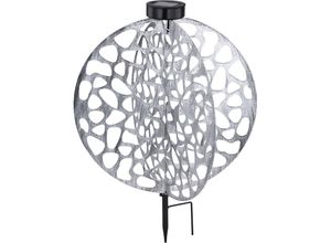 9007371424078 - Lighting - Solarlampe Erdspieß orientalische Dekoleuchte Gartenlampe Solarleuchte Metall für Außen Metall 1x led warmweiß LxBxH 40x40x51 cm