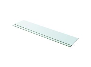 8719883874227 - Regalböden 2 Stk Glas Transparent 100 x 20 cm vidaXL - Transparent