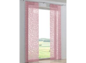 6936782370625 - Schiebegardine HEINE HOME Gardinen Gr 225 cm Klettband 57 cm lila (mauve) Schiebegardinen halbtransparent 6936782370625 - Schiebegardine HEINE HOME Gardinen Gr 225 cm Klettband 57 cm lila (mauve) Schiebegardinen halbtransparent