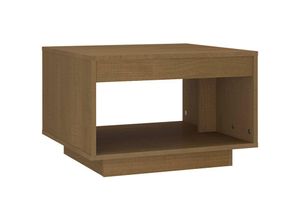 8720286610442 - Bonnevie - Couchtische Kaffeetisch Honigbraun 50x50x335 cm Kiefer Massivholz vidaXL