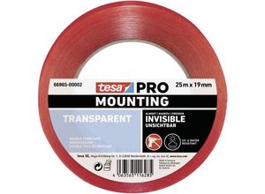 4063565116285 - Mounting pro Transparent 66965-00002-00 Montageband Transparent (l x b) 25 m x 19 mm 1 St - Tesa