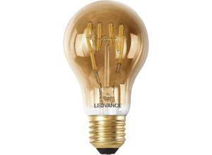 4058075793934 - Ledvance - smart+ wifi LED-Lampe Gold-Tönung 6W 470lm klassische Glühlampenform mit E27-Sockel regulierbares Weißlicht (2200-5000K) dimmbar