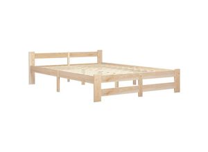 8720286289761 - MassivholzbettSchlafzimmerbettDoppelbett Kiefer 120x200 cm vidaXL