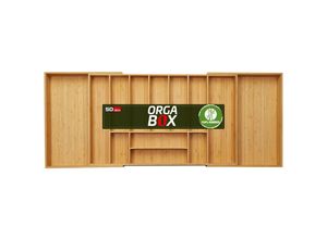 4066143089490 - So-tech - orga-box universal Besteckkasten aus Bambus verstellbar für Schubladentiefe 473 mm (Innenmaß) für Schrankbreite 900 - 1200 mm bis 13 Fächer 4066143089490 - So-tech - orga-box universal Besteckkasten aus Bambus verstellbar für Schubladentiefe 473 mm (Innenmaß) für Schrankbreite 900 - 1200 mm bis 13 Fächer