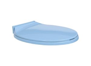 8719883818764 - Bonnevie - Toilettensitz mit Absenkautomatik Blau Oval vidaXL752740