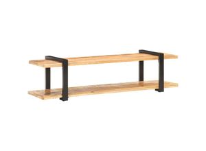 8720286070420 - Bonnevie - TV-SchrankTV-Möbel 160x40x40 cm Raues Mango-Massivholz vidaXL