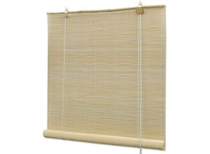 8718475591221 - Bonnevie - Bambusrollo 100x220 cm Natur vidaXL677469