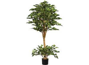 4064118971382 - Kunstbaum CREATIV GREEN Ficus Benjamini Kunstpflanzen Gr H 150 cm 1 St grün Kunst-Bäume