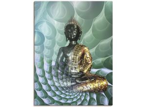 4059745160742 - Wandbild ARTLAND Buddhas Traumwelt CB Bilder Gr B H 45 cm x 60 cm Leinwandbild Religion Hochformat 1 St bunt Bild Poster Bilder als Alubild Leinwandbild Wandaufkleber oder in versch Größen