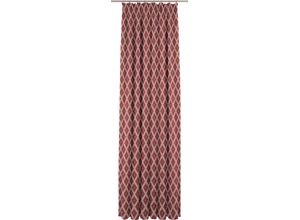 4004567211103 - Vorhang ADAM Maroccan Shiraz Gr 4 rot (dunkelrot) B145cm H245cm Jacquard Baumwolle (Bio-Baumwolle) Gardinen