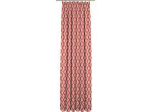 4004567192631 - Vorhang ADAM Maroccan Shiraz Light Gr 4 rot B145cm H245cm Jacquard Baumwolle (Bio-Baumwolle) Gardinen