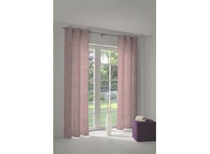 4004567272937 - Vorhang ADAM Easy Diamond Gardinen Gr 175 cm Ösen 145 cm lila (aubergine) Ösen nachhaltig