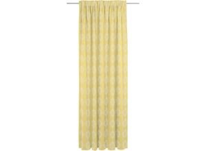 4004567309152 - Vorhang ADAM Romantic Puligny light Gr 4 gelb B142cm H245cm Jacquard Baumwolle Gardinen nachhaltig aus Bio-Baumwolle