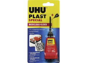 4026700458855 - 6 x Uhu Kunststoffkleber   Modellbaukleber Plast Spezial Flasche 30g