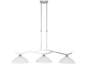8712746085327 - Pendelleuchte Capri in Silber und Weiß E27 3-flammig - grey - Steinhauer