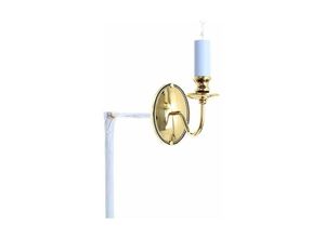 5056013662488 - Impex Lighting - Impex Georgian Kerzen-Wandlampe aus poliertem Messing