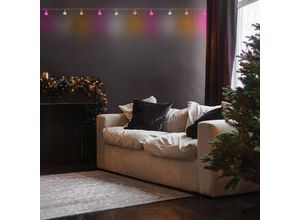 9007371538164 - Lighting - led Lichterkette Weihnachten Leuchtkette 20x Kugeln bunt Dekoration 20x 003W warmweiß l 220 cm