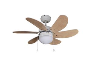 4251911789072 - Lindby - Deckenventilator mit Lampe Minja aus Metall für Wohnzimmer & Esszimmer von