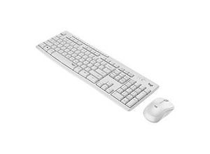 5099206092655 - MK295 Silent - Tastatur-und-Maus-Set - kabellos - 24 GHz - Pan-Nordic - Off White