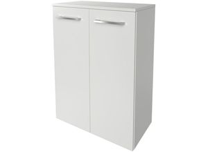 4008033844239 - - Doppel-Midischrank bstyle   Badschrank mit gedämpften Scharnieren   Maße (b x h x t) ca 602 x 826 x 32 cm   hochwertiger Schrank