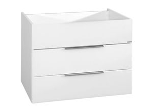 4008033809542 - Waschtischunterschrank kara   Schrank mit Soft-Close-System   Maße (b x h x t) ca 80 x 59 x 49 cm   Möbel mit zwei Schubladen   Korpus Weiß matt  