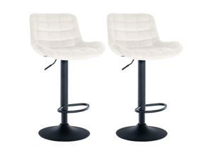 4251756491857 - 2er Set Barhocker Tover I Höhenverstellbare Tresenhocker I 360° Drehstühle Mit Rückenlehne Für Tresen Und Theke