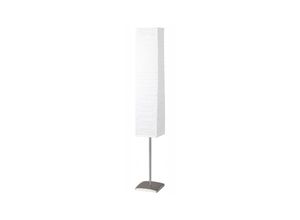 4004353055188 - Lampe Nerva Standleuchte titan weiß 2x C35 E14 40W geeignet für Kerzenlampen (nicht enthalten) Mit Fußschalter - weiß - Brilliant