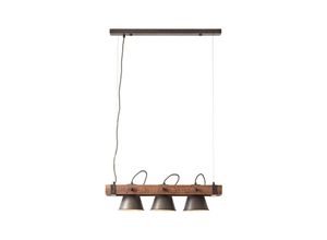 4004353359682 - Lampe Plow Pendelleuchte 3flg schwarz stahl holz 3x A60 E27 10W geeignet für Normallampen (nicht enthalten) Köpfe schwenkbar - schwarz - Brilliant 4004353359682 - Lampe Plow Pendelleuchte 3flg schwarz stahl holz 3x A60 E27 10W geeignet für Normallampen (nicht enthalten) Köpfe schwenkbar - schwarz - Brilliant
