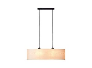 4004353394829 - BRILLIANT Lampe Romm Pendelleuchte 2flg oval holz hell schwarz 2x A60 E27 52W Kabel kürzbar in der Höhe einstellbar - schwarz 4004353394829 - BRILLIANT Lampe Romm Pendelleuchte 2flg oval holz hell schwarz 2x A60 E27 52W Kabel kürzbar in der Höhe einstellbar - schwarz