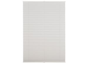 4040255303460 - Ondeco Plissee weiß verdunkelnd weiß mit Klemmträger Sonnenschutz Lichtschutz Klemmfix Farbe weiss Größe 80x130 cm